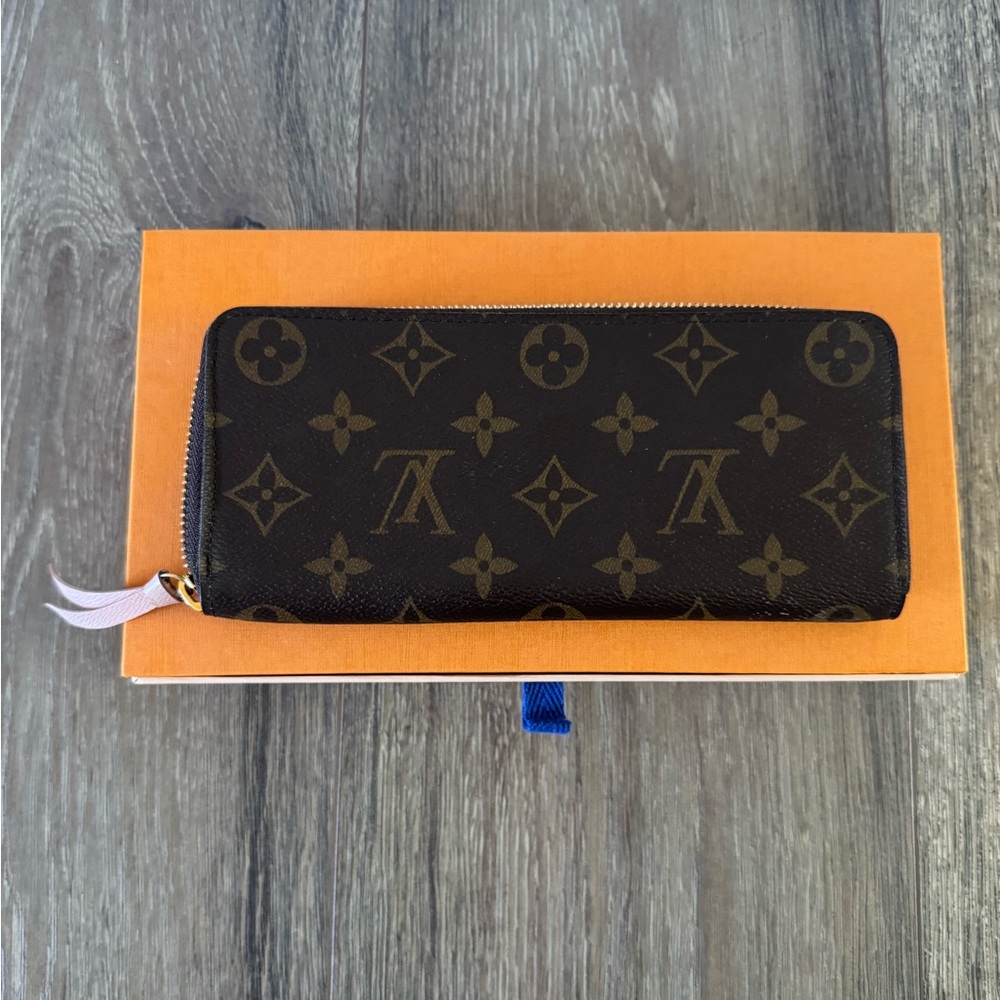 Louis Vuitton Brown Monogram Zipper Wallet